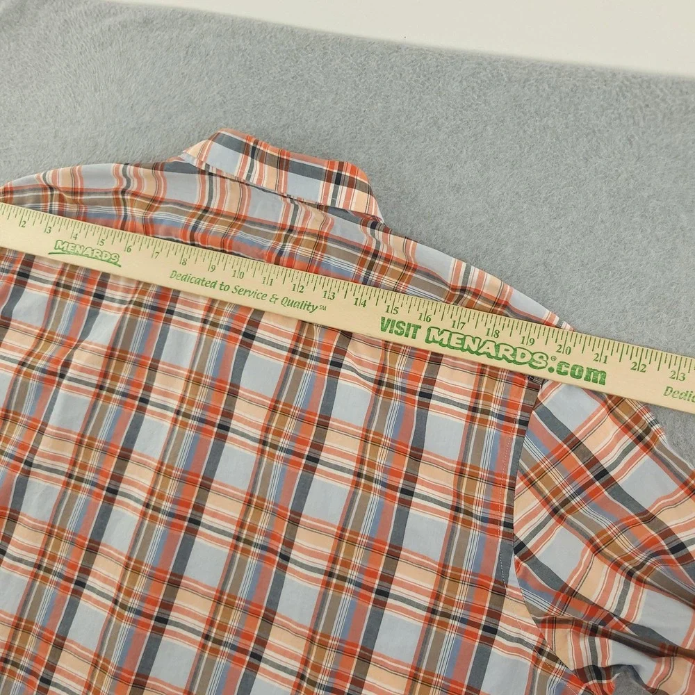 Banana Republic Shirt Mens XL Multicolor Plaid Long Sleeve Button Up Soft Wash